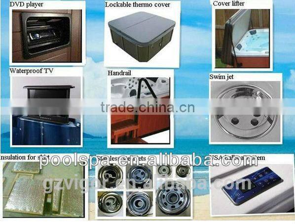 Factory luxury 6 meter portable swim Spa Pool large swimming spa pool