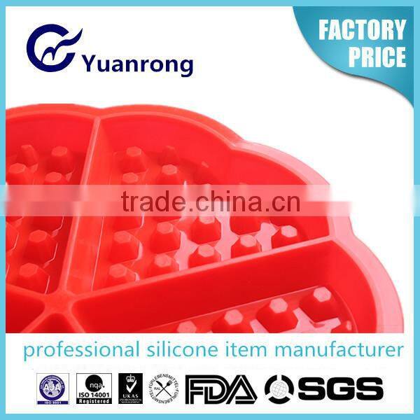 Eco-friendly Non-stick Home Bakeware Silicone Waffle Mould Cake Pan