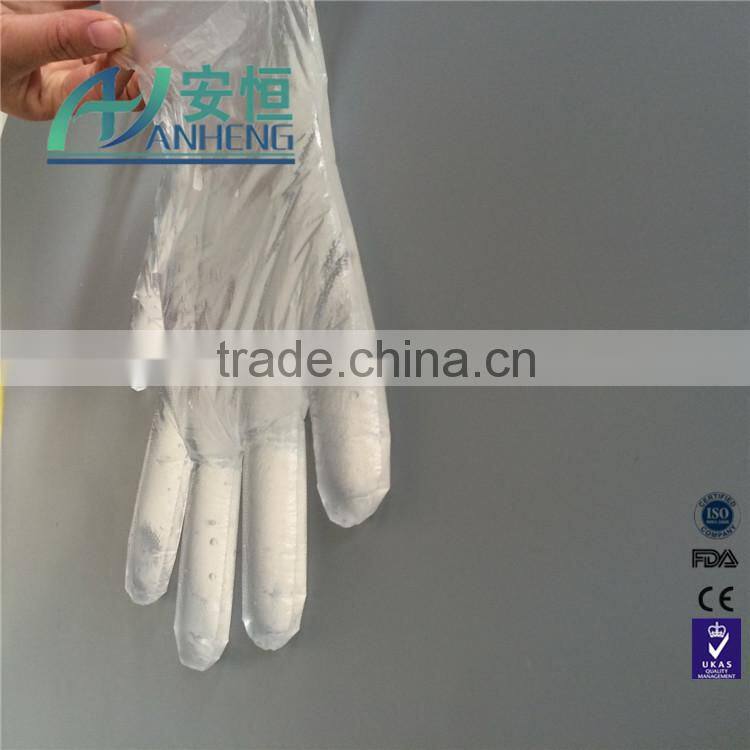 100 pcs Polyethylene PE Disposable Gloves Food Preparing Glove Food Grade Gloves