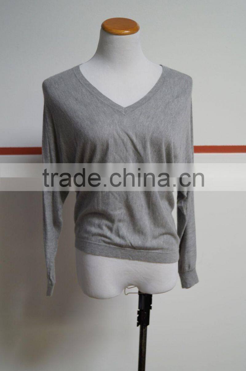 15JWB0132 woman 100%bamboo fiber sweater jumpers