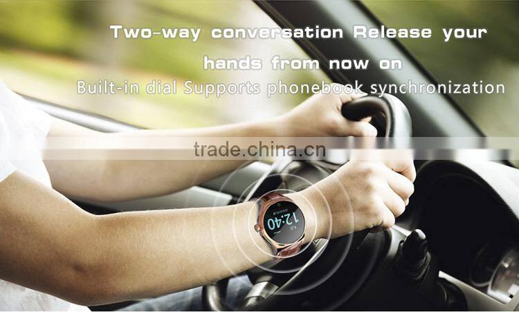 Waterproof IP65 IPS touch screen bluetooth version 4.0 heart rate test watch