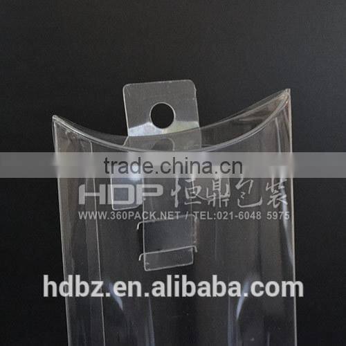 customized luxury clear pvc dress packaging box