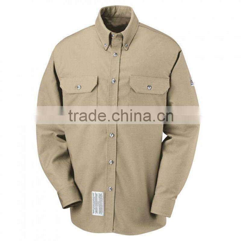 UL Certificated Fireproof Long sleeve shirt for welder FR fabric