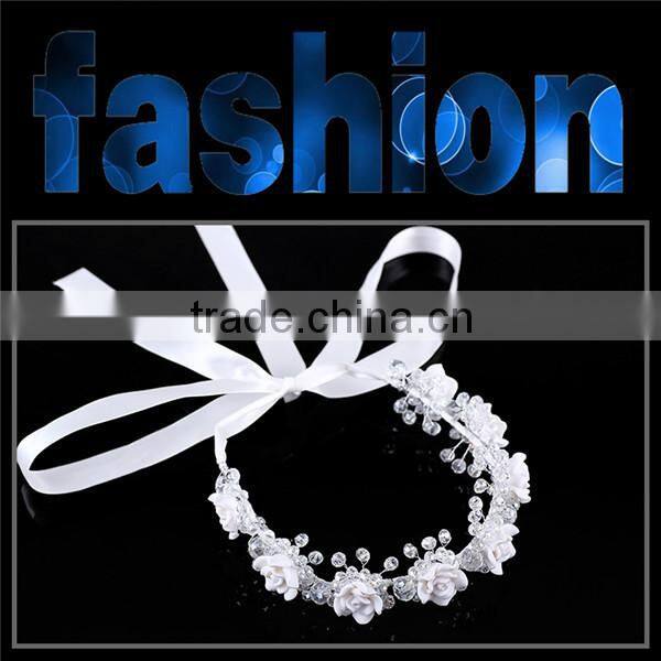 MYLOVE lace white garland flower hair accessory for bridal MLF108