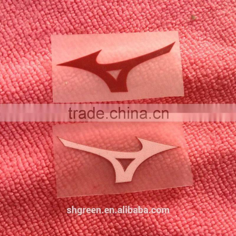 PET film heat seal,hot pressed transfer label for t-shirt