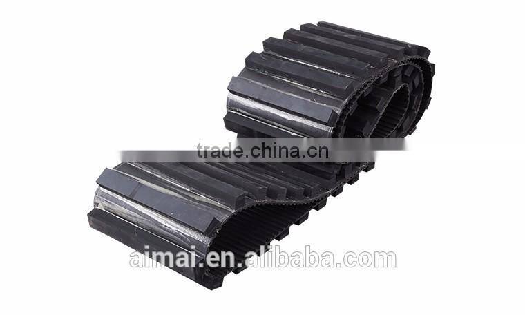 Special processing timing belt with black rubber