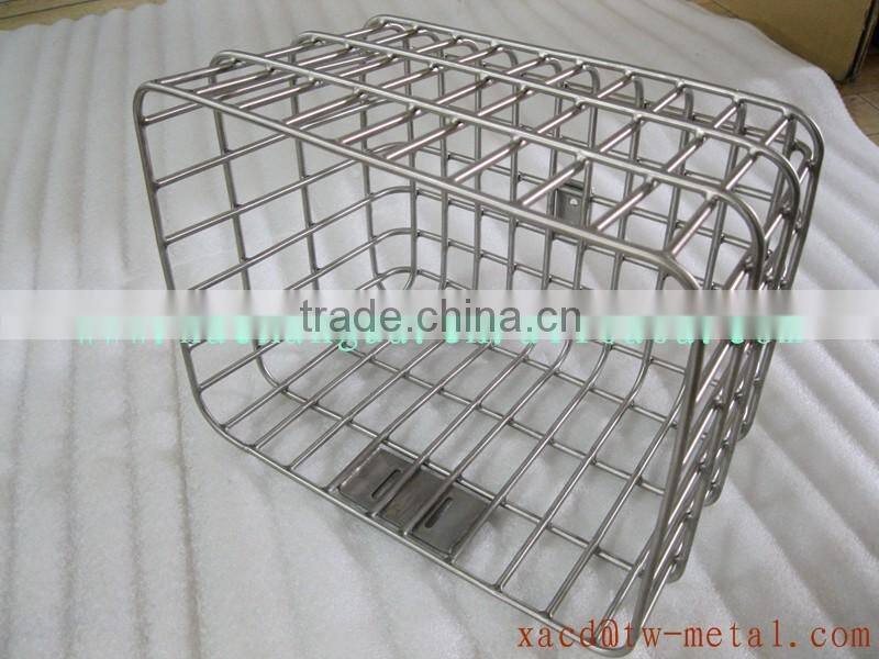 custom titanium bicycle basket bike front rack titanium bike luggage basket