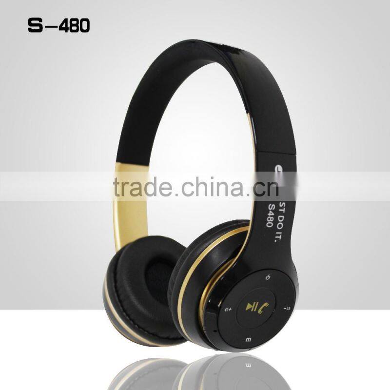 SNHALSAR headphone suppliers , S480 stereo sound wireless headphone bluetooth