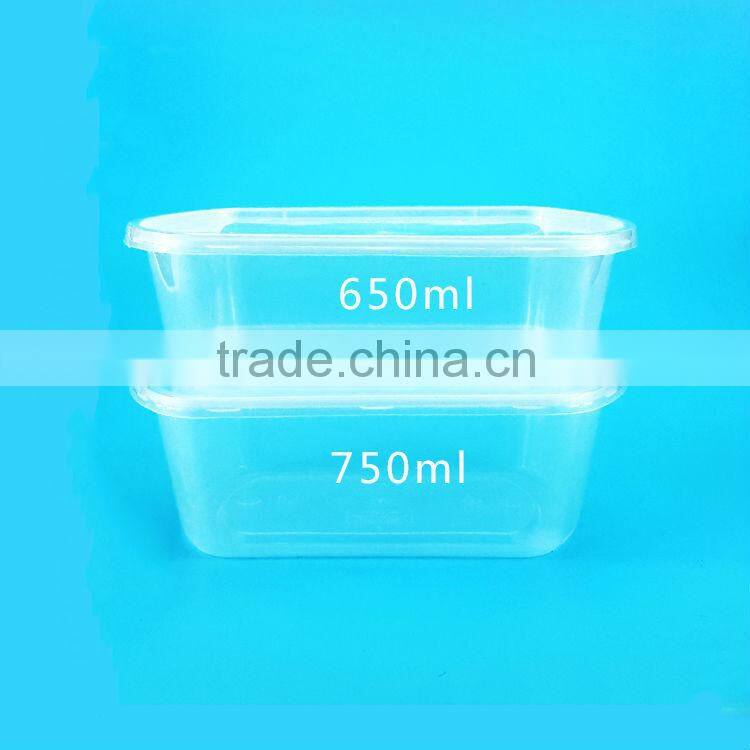 Divide plastic disposable compartment lunch box plastic