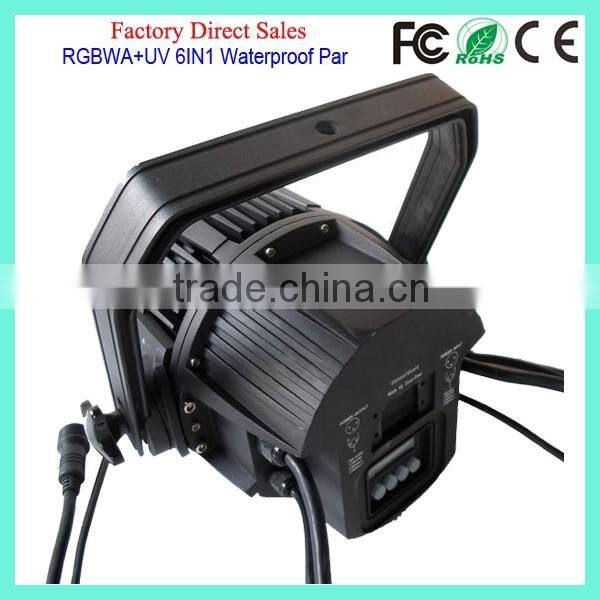 18*18Watt Blizzard Light DMX Wash Tough Par Hexa IP65 Rated 18*18W RGBWAUV 6IN1 Outdoor Rainproof Waterproof LED Par Can Light