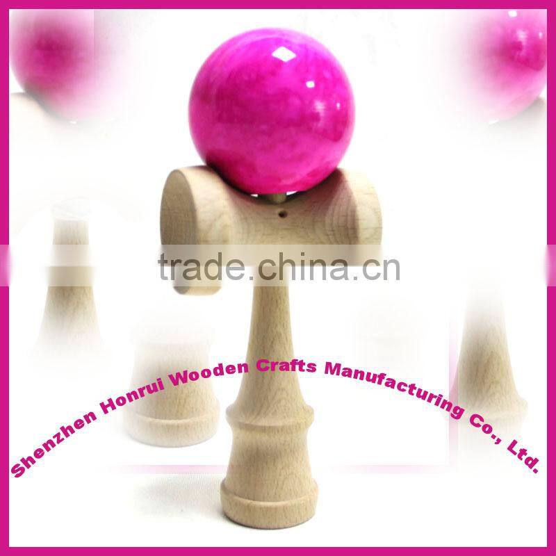 popular paint toy,wooden kendama