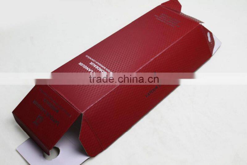 Srtong cardboard one pack bottle carrier paper wine box beer boxes custom made