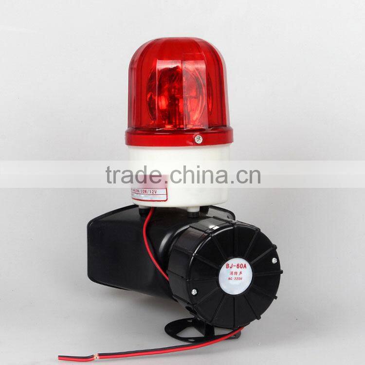 red led flashing alarm warning beacon light with siren BJ-60