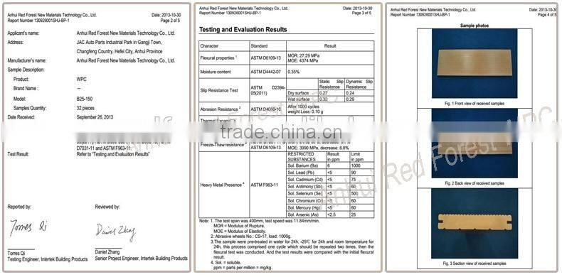 water proof wpc outside anti slips flooring