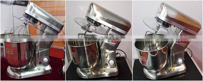 7 liter SS mixer planetary/best selling products