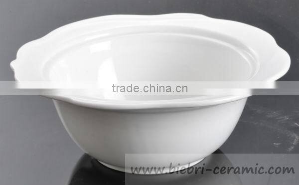 Super White High Quality Made In China Salad Bowls Ceramic