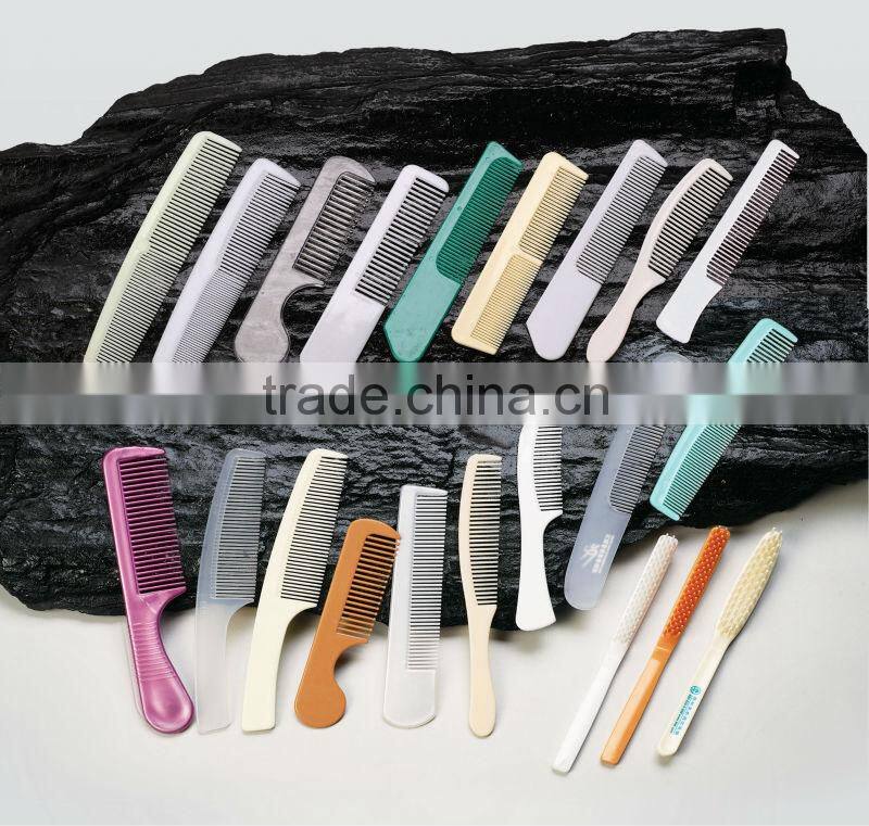 hotel & home disposable plastic foldable hair comb