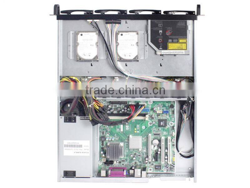 ED104H55-T3-A 4 Bay Hot Swap Rackmountable 1U Server Case with SATA III or Mini SAS Backplane