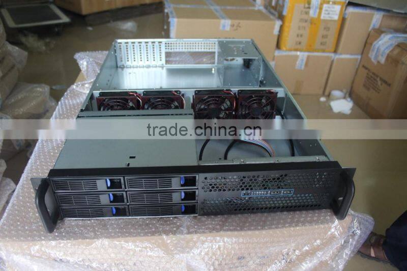 ED206H65 2u 6 bays server case