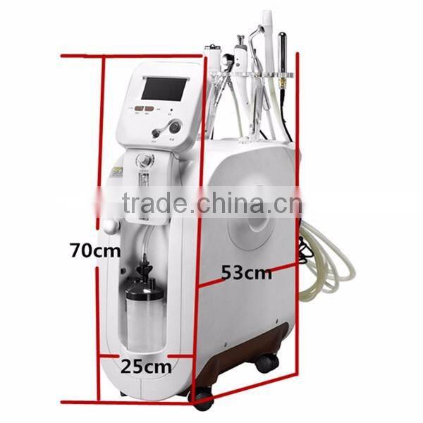 oxygen jet peel for pore shrink/skin smooth/whitening/moisturizing/acne treatment/blackheads removal