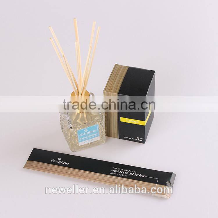 Facorable price decorative colorful jar reed diffuser with bottle