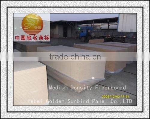 E1 E2 E0 4x8 16mm raw/plain/melamine mdf board from quzhou hebei