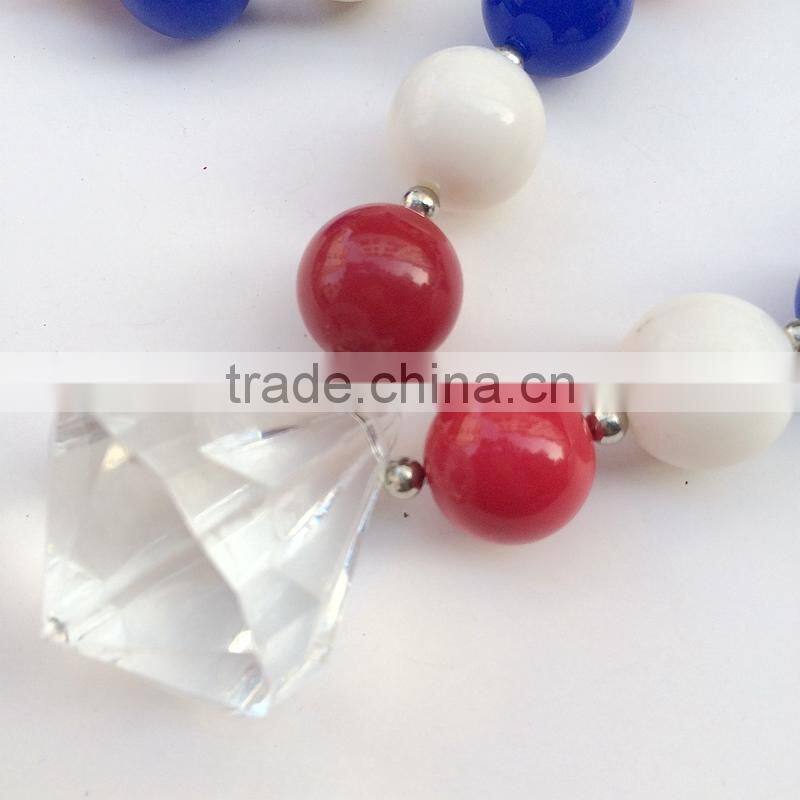 wholesale chunky bubble set kids bead necklace with bracelet