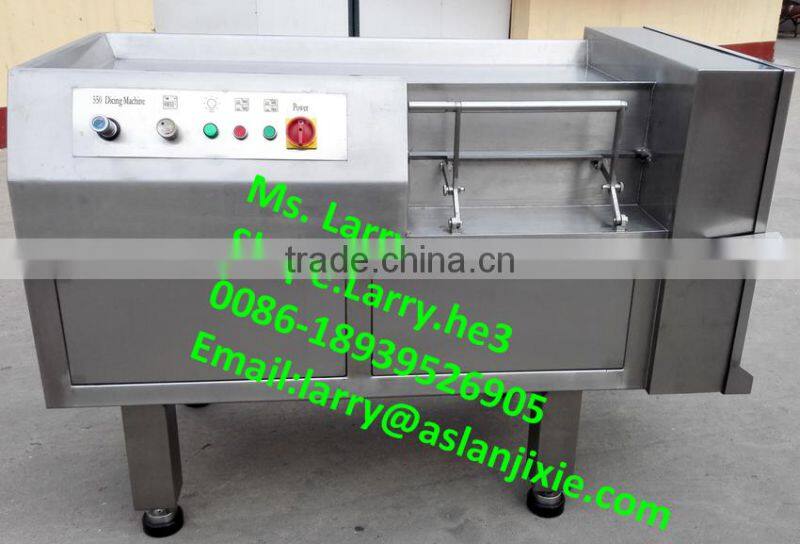 automatic meat cube dicing machine/frozen meat dicer/frozen meat dicing machine