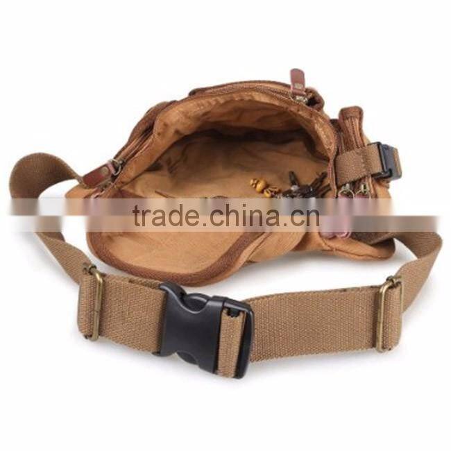 Custom eco friendly wholesale canvas sling bag
