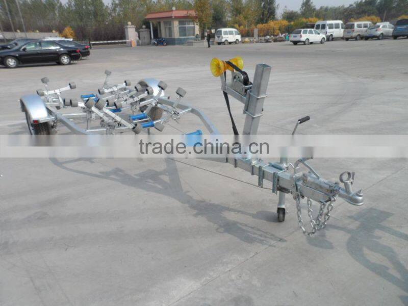 Heavy duty dual or single axel galvanized boat trailer dolly