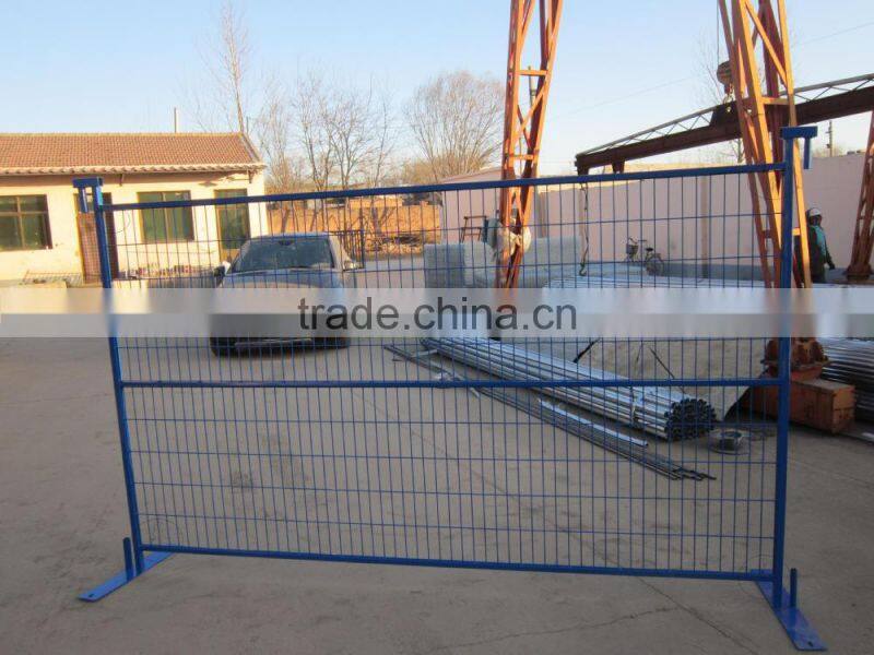 canada standard pvc coated ISO certificated high quality temporary fence mesh temporary fence