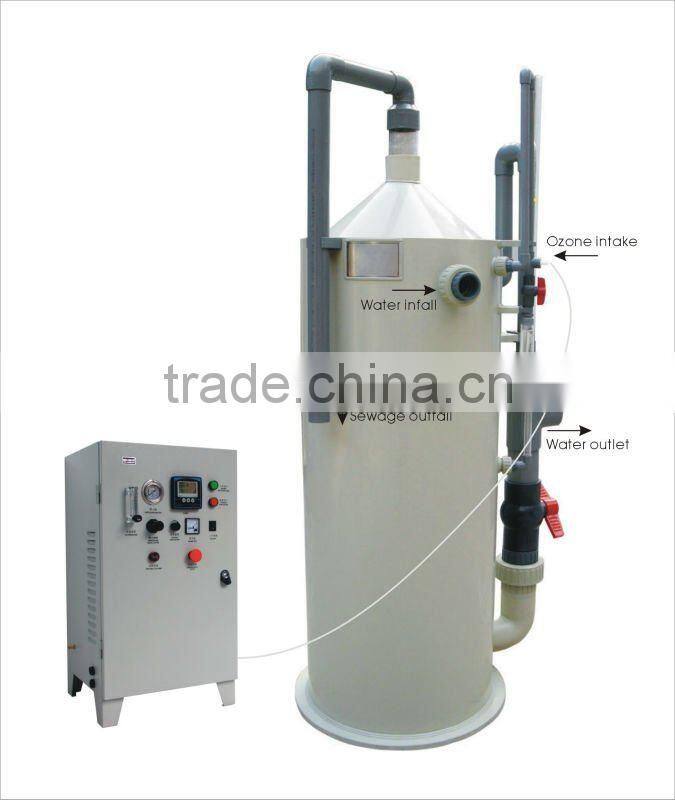 ozone generator with protein skimmer for fish farming water treatment