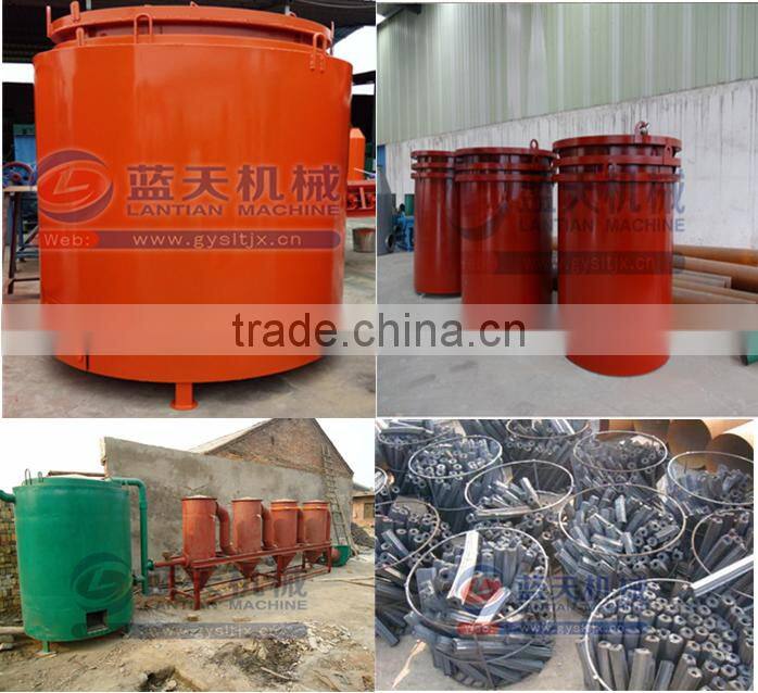 2017 Year Three Tons Charcoal Per Day Corncob Carbonization Stove