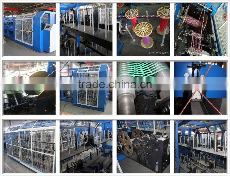 Cotton yarn rope machine/filament yarn rope machine/twisted rope making machine: https://youtu.be/US9tS_LlJMs