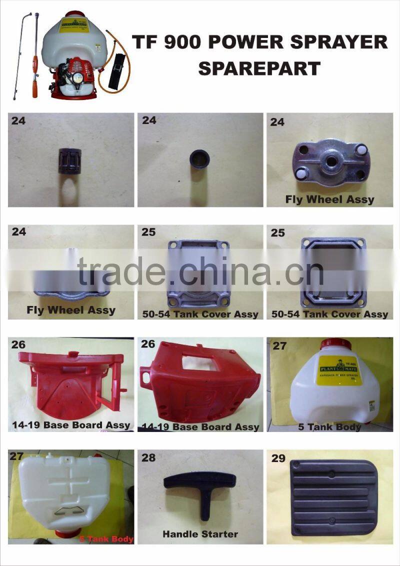 TU26, TF900 SPRAYER ENGINE SPARE PARTS