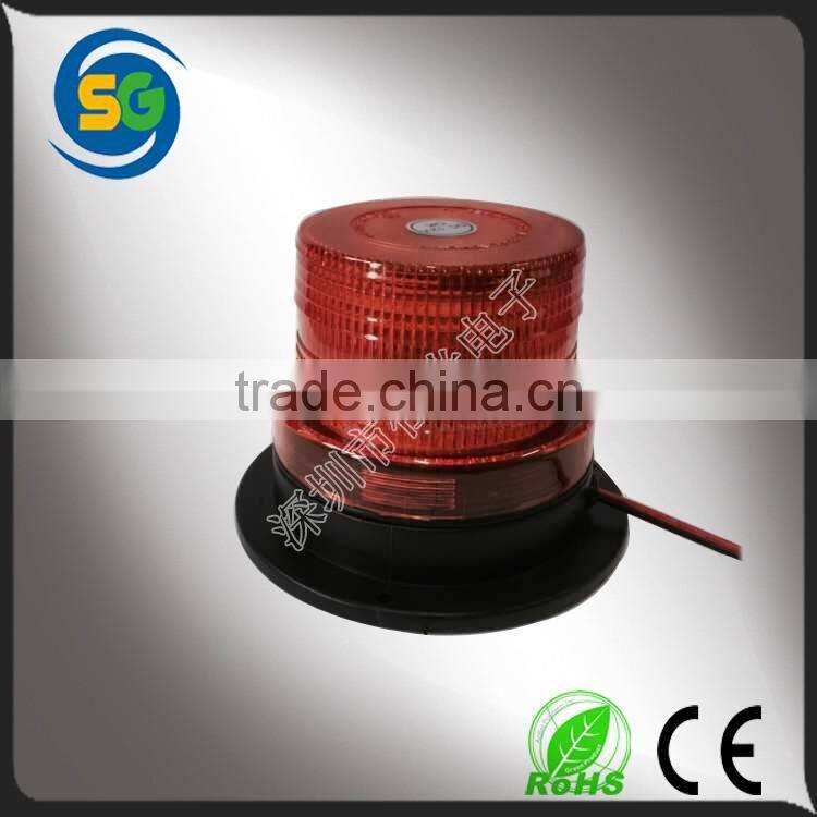 Amber LED Warning Strobe Light / Yellow Flashing Warning Light/DC 12V 24V LED Emergency Warning Light