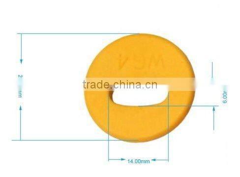 HF or LF rfid laundry tag