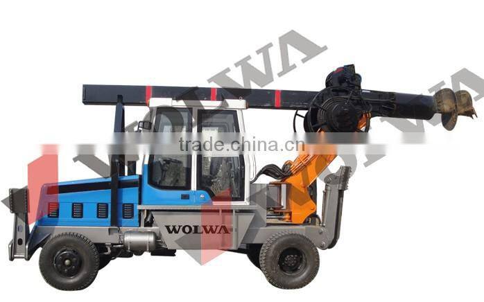 Hot sale GNLW180 wheel Rotary Drilling Rig