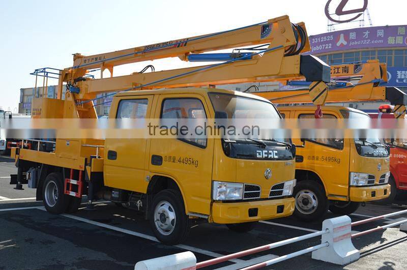 dongfeng double row aerial work platform truck,High altitude Operation Truck