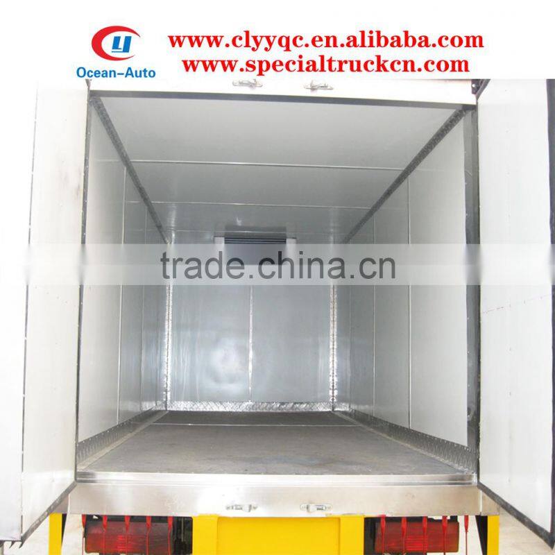 3 TON Dongfeng DFAC 4x2 food refrigerator van truck for sale