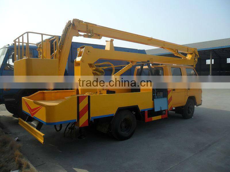 24m aerial platform truck via dongfeng chassis,insulated bucket trucks