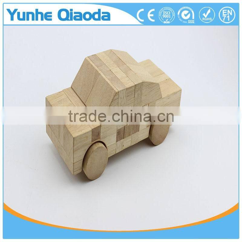 Vehicle block Racing car 3D Woodcraft Kit Assemble Paint DIY Toys for Kids Adults the Best Birthday Gift