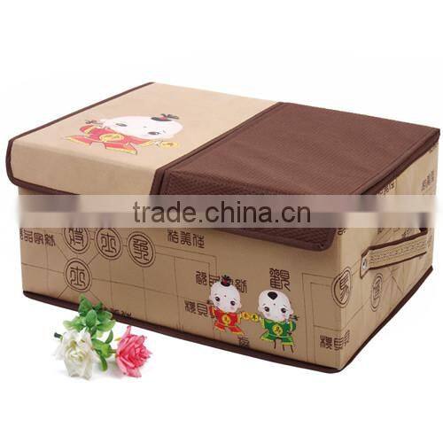 creative storage box with two covers