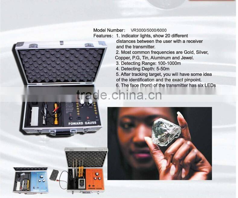 High sensitivity deep gold metal detector diamond detector gold detector