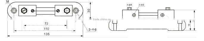 shunt FL-21 Export series,class 0.5, 150-200A