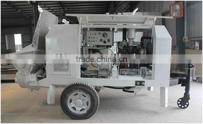 With Diesel Drive Output 15m3/h Dry and Wet Shotcrete Machine