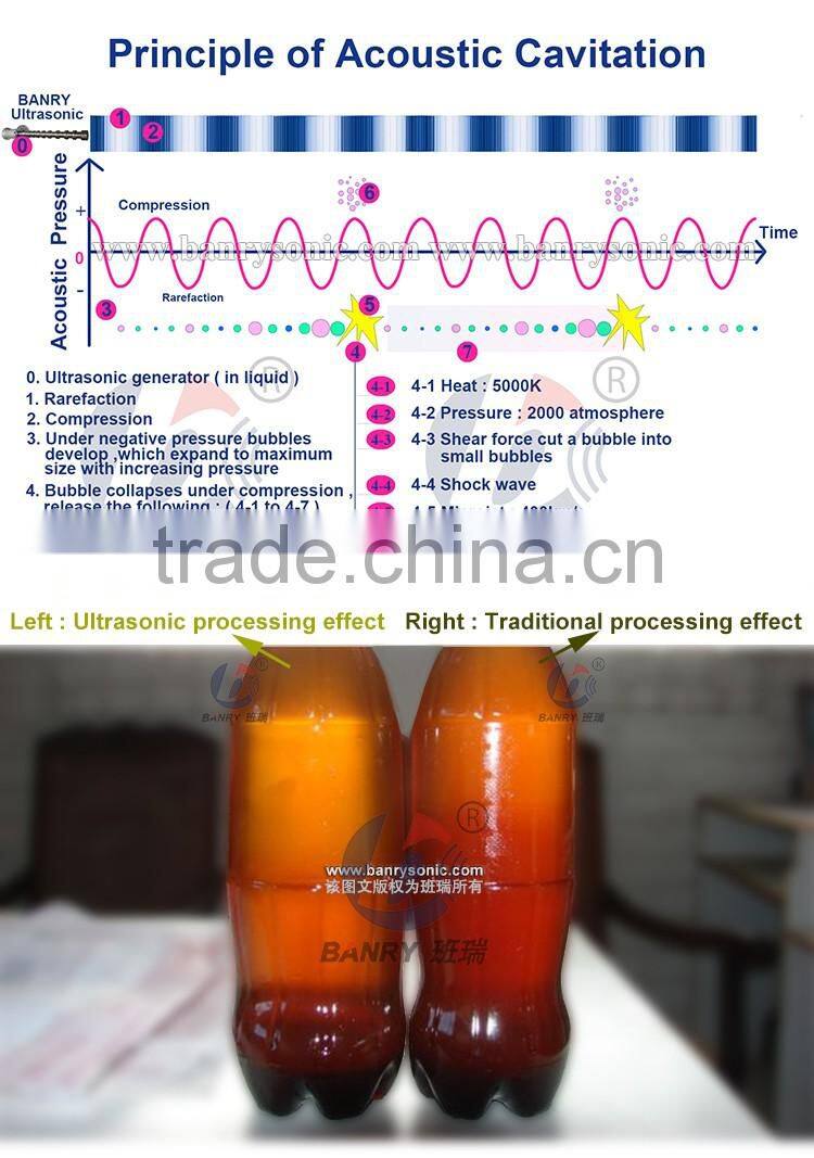 Ultrasonic bio diesel dispersing processor