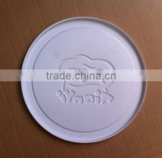 Disposable blister plastic cover for popcorn bucket / plastic lids for popcorn bucket