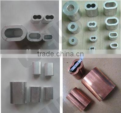 High quality oval 8-shaped aluminum sleeves