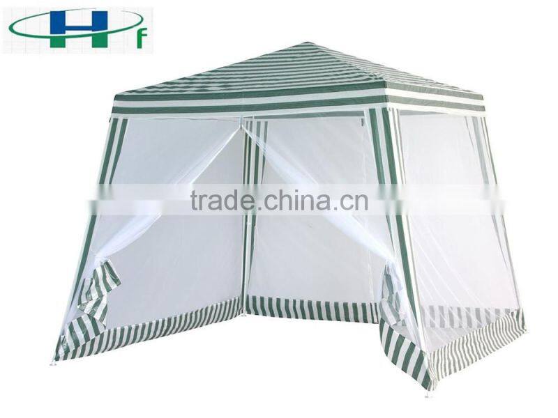2.4x2.4/3x3m cheap mosquito netting garden pavilion gazebo